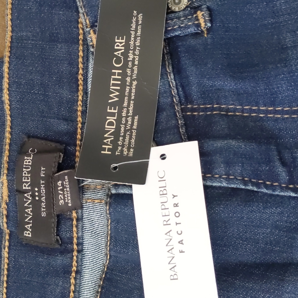 NWT BR Factory	 Medium Straight Leg Jean